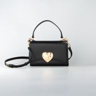 Picture of LOVE MOSCHINO WOMEN'S HANDBAG VICTORY HEART IN BLACK 1