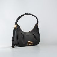 Picture of LOVE MOSCHINO WOMEN'S HOBO BAG TRINITY BRAID IN BLACK 2