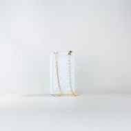 Picture of LOVE MOSCHINO WOMEN'S QUILTED PHONE CASE WALLET IN BLUE 4