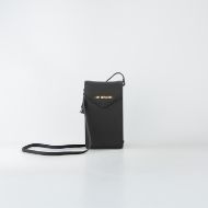 Picture of LOVE MOSCHINO WOMEN'S PHONE HOLDER WITH GOLD-TONE LOGO IN BLACK 1