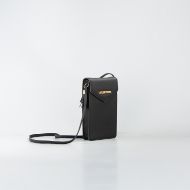 Picture of LOVE MOSCHINO WOMEN'S PHONE HOLDER WITH GOLD-TONE LOGO IN BLACK 2