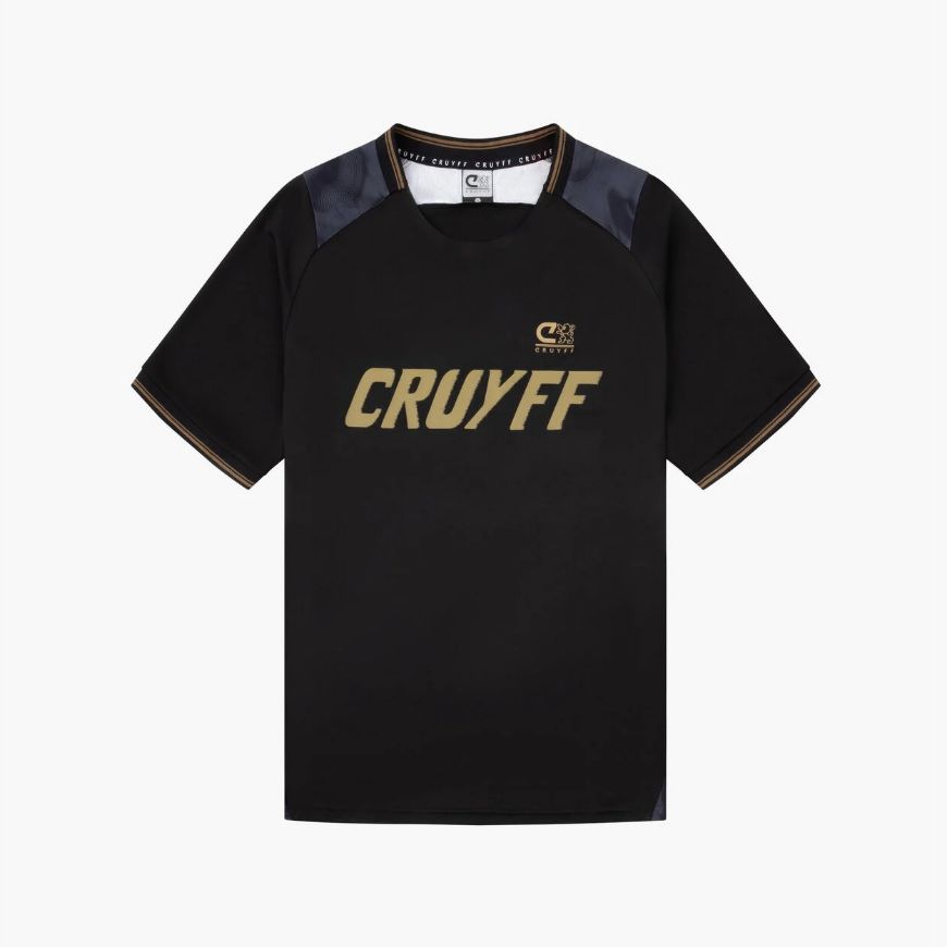 Picture of CRUYFF SPORTS MEN'S STRIKER TEE IN BLACK/GOLD