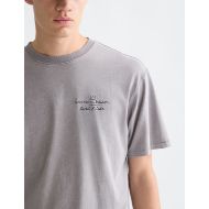 Picture of SCOTCH&SODA MEN'S BASQUIAT FRONT AND BACK ARTWORK RELAXED-FIT T-SHIRT IN LIGHT PASTEL GREY 6