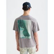 Picture of SCOTCH&SODA MEN'S BASQUIAT FRONT AND BACK ARTWORK RELAXED-FIT T-SHIRT IN LIGHT PASTEL GREY 5