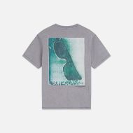 Picture of SCOTCH&SODA MEN'S BASQUIAT FRONT AND BACK ARTWORK RELAXED-FIT T-SHIRT IN LIGHT PASTEL GREY 2