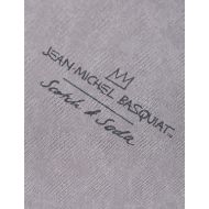 Picture of SCOTCH&SODA MEN'S BASQUIAT FRONT AND BACK ARTWORK RELAXED-FIT T-SHIRT IN LIGHT PASTEL GREY 3