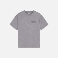 Picture of SCOTCH&SODA MEN'S BASQUIAT FRONT AND BACK ARTWORK RELAXED-FIT T-SHIRT IN LIGHT PASTEL GREY 1