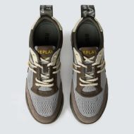 Снимка на REPLAY МЪЖКИ СПОРТНИ ОБУВКИ  FIELD JUPITER ENGINEREED LEATHER SNEAKERS В СИВО ТЪМНОСИВО 5