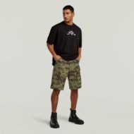 Picture of G-STAR MEN'S ROVIC ZIP RELAXED 1\2 SHORTS IN FOUR LEAF CLOVER CLOUD CAMO 5