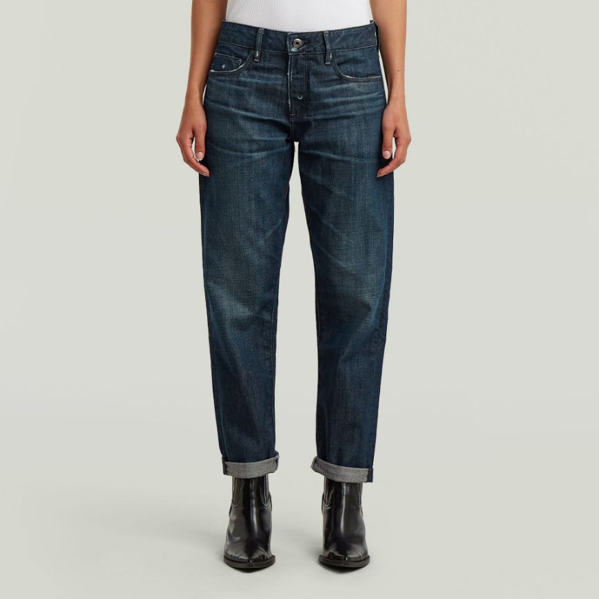 Picture of G-STAR WOMEN'S KATE BOYFRIEND JEANS IN ANTIQUE JADEITE GREEN