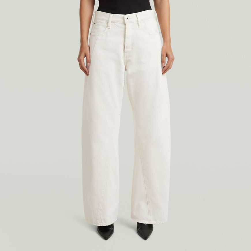 Picture of G-STAR WOMEN'S CONTOR 3D WIDE JEANS IN LT CHALK GD