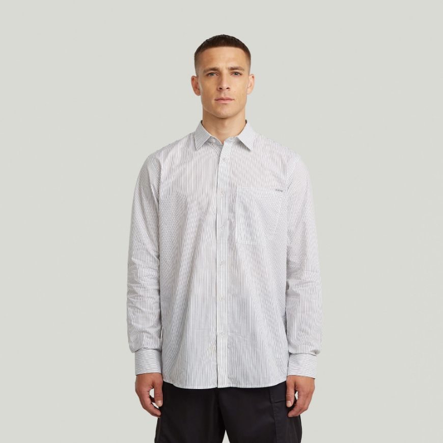 Снимка на G-STAR МЪЖКА РИЗА ONE POCKET REGULAR SHIRT В JAVA WIDE STRIPE