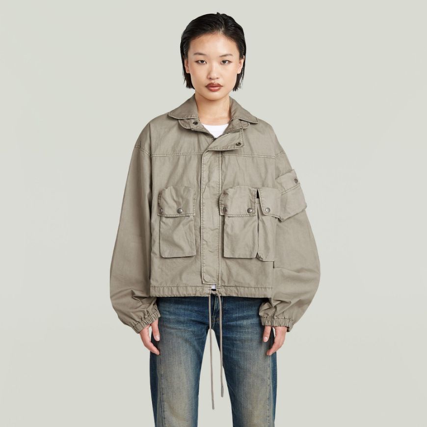 Picture of G-STAR WOMEN'S FIELD JACKET IN ELEPHANT SKIN GD