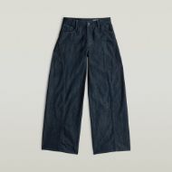 Picture of G-STAR WOMEN'S HELYX 3D CINCH WIDE JEANS IN STAY RAW DENIM 6