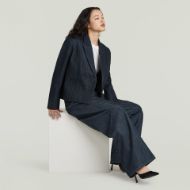 Picture of G-STAR WOMEN'S HELYX 3D CINCH WIDE JEANS IN STAY RAW DENIM 5