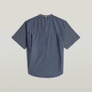 Picture of G-STAR WOMEN'S WOVEN MIX WASHED RELAXED TOP IN SALUTE GD 7