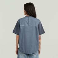 Picture of G-STAR WOMEN'S WOVEN MIX WASHED RELAXED TOP IN SALUTE GD 2