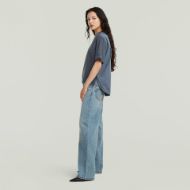 Picture of G-STAR WOMEN'S WOVEN MIX WASHED RELAXED TOP IN SALUTE GD 5