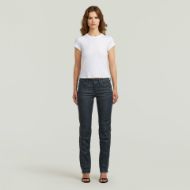 Picture of G-STAR WOMEN'S DARTT 3D ZIP SLIM JEANS IN STAY RAW DENIM 4