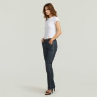 Picture of G-STAR WOMEN'S DARTT 3D ZIP SLIM JEANS IN STAY RAW DENIM 5