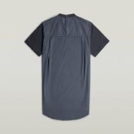 Снимка на G-STAR ДАМСКА РОКЛЯ WOVEN MIX WASHED JERSEY DRESS В SALUTE GD 6