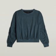 Picture of G-STAR WOMEN'S WOVEN MIX RELAXED SWEATER IN SALUTE GD 6