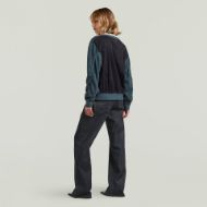 Picture of G-STAR WOMEN'S WOVEN MIX RELAXED SWEATER IN SALUTE GD 5