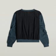 Picture of G-STAR WOMEN'S WOVEN MIX RELAXED SWEATER IN SALUTE GD 7