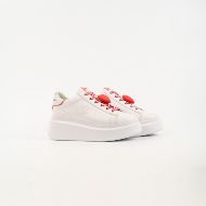 Picture of KARL LAGERFELD WOMEN'S ANAKAPRI LOVE KEEPER IN WHITE W/RED 4