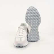 Picture of KARL LAGERFELD WOMEN'S ZONE SIGNIA LO LACE MIX IN WHITE W/SILVER 2