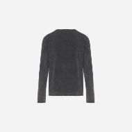 Picture of DIRTY LAUNDRY MEN'S RAW EDGES LONGSLEEVE IN VINTAGE BLACK 6