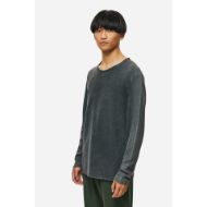 Picture of DIRTY LAUNDRY MEN'S RAW EDGES LONGSLEEVE IN VINTAGE BLACK 2