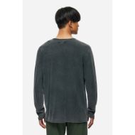 Picture of DIRTY LAUNDRY MEN'S RAW EDGES LONGSLEEVE IN VINTAGE BLACK 3