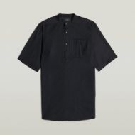 Picture of G-STAR WOMEN'S SHIRT DRESS IN DK BLACK GD 5