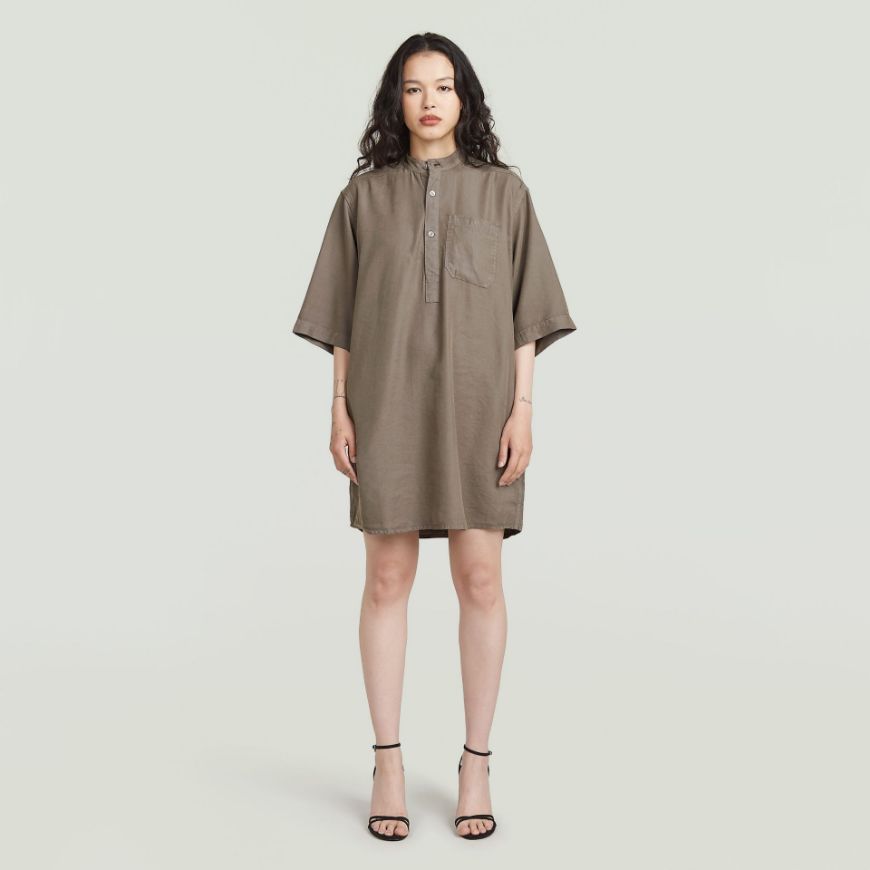 Picture of G-STAR WOMEN'S SHIRT DRESS IN TURF GD