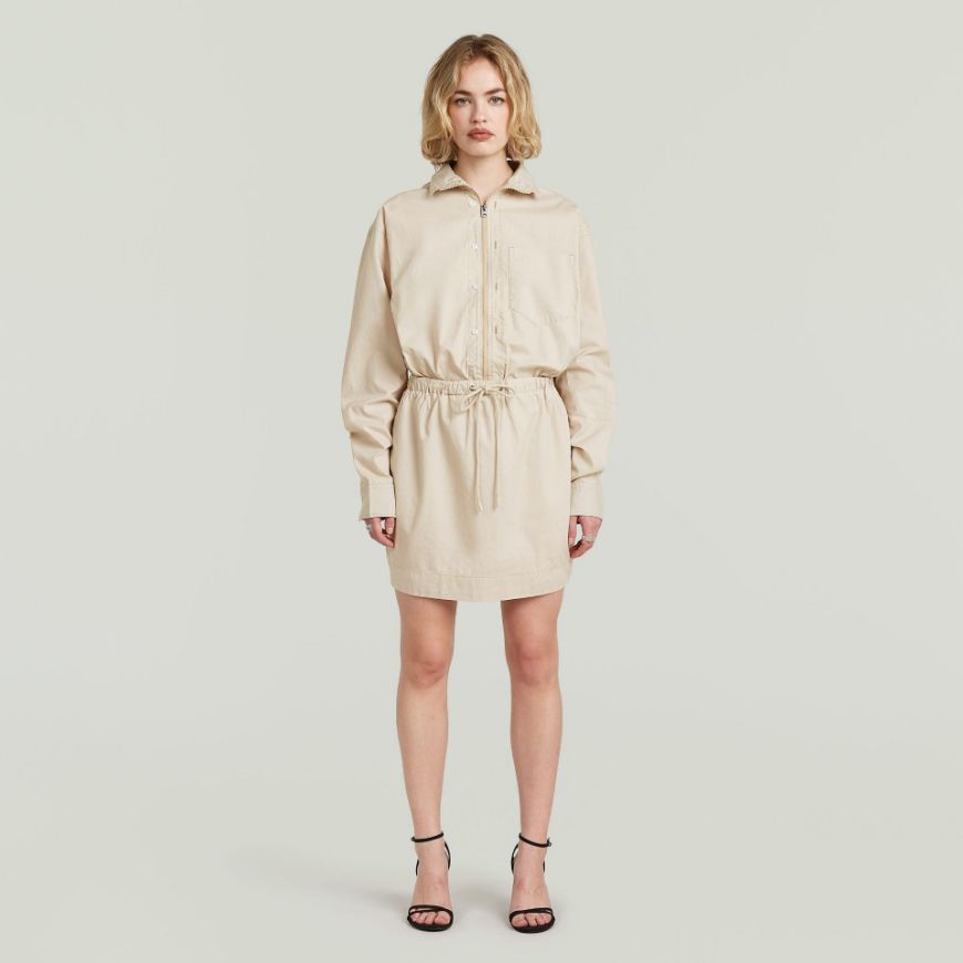 Picture of G-STAR WOMEN'S UTILITY DRESS IN DK BRICK GD