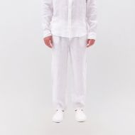 Picture of DIRTY LAUNDRY MEN'S LINEN PANTS IN WHITE 1