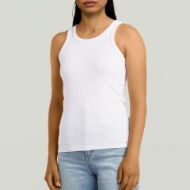 Снимка на G-STAR ДАМСКИ ТОП RIBBED TANKTOP WHITE 3