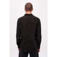 Picture of DIRTY LAUNDRY MEN'S CLASSIC LINEN SHIRT IN BLACK 3