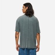 Picture of DIRTY LAUNDRY MEN'S OVERSIZED T-SHIRT WITH STITCHES IN VINTAGE GREY 3