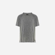 Picture of DIRTY LAUNDRY MEN'S RAGLAN T-SHIRT WITH RAW EDGES IN VINTAGE GREY 4