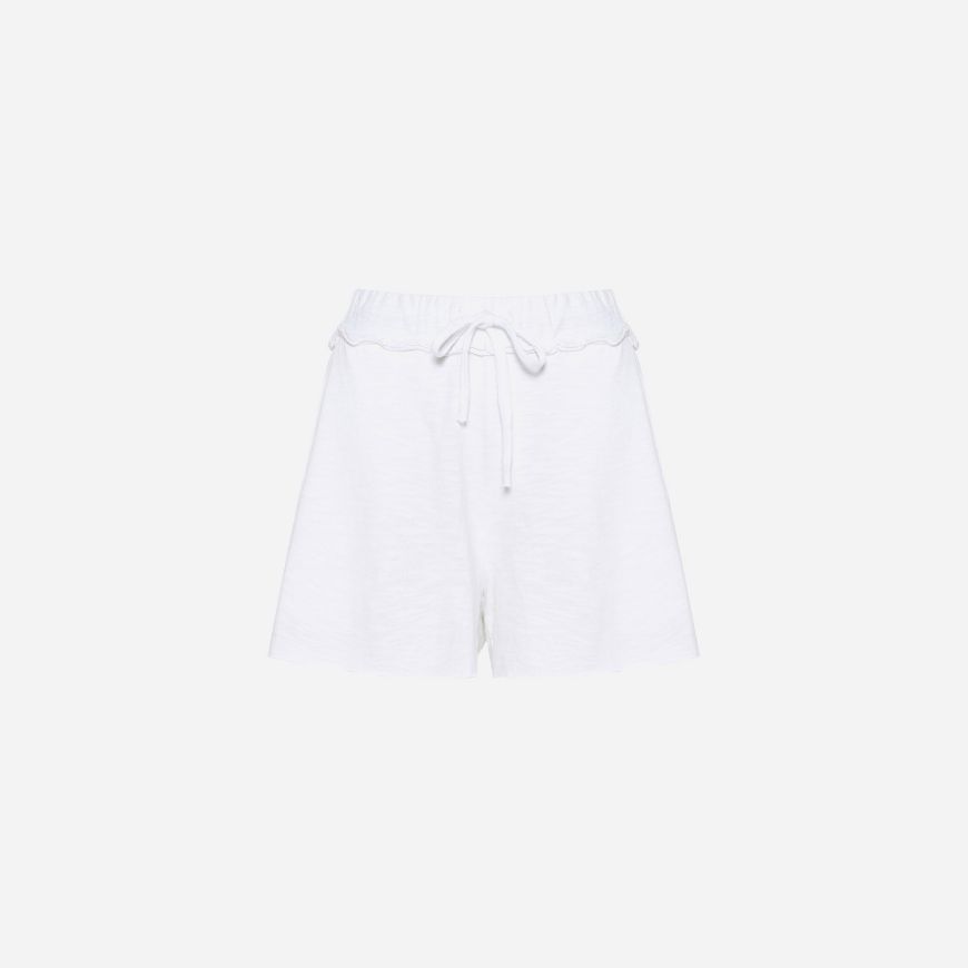 Picture of DIRTY LAUNDRY WOMEN'S RAW CUT SWEATBERMUDA IN WHITE