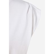 Picture of DIRTY LAUNDRY WOMEN'S BOXY T-SHIRT WITH SLEEVE DETAIL IN WHITE 3