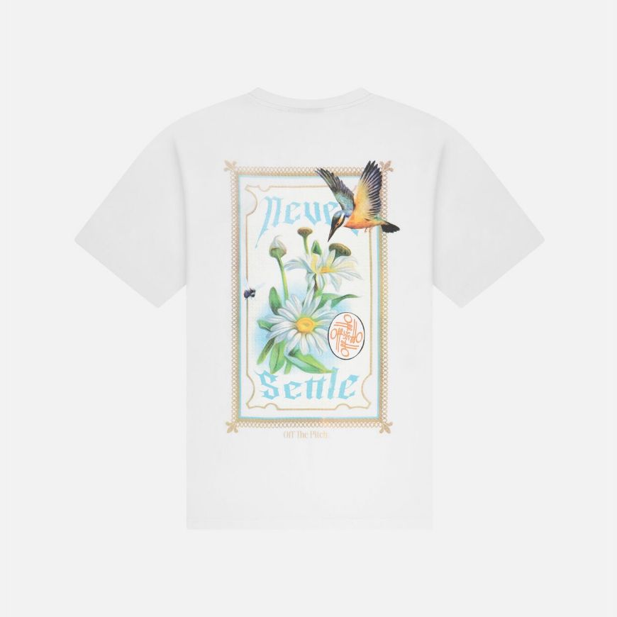 Picture of OTP MEN'S NEVER SETTLE REGULAR FIT TEE IN WHITE