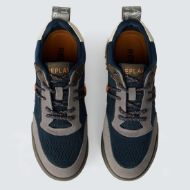 Снимка на REPLAY МЪЖКИ СПОРТНИ ОБУВКИ  FIELD JUPITER ENGINEREED LEATHER SNEAKERS В ТЪМНОСИНЬО СИВО 5