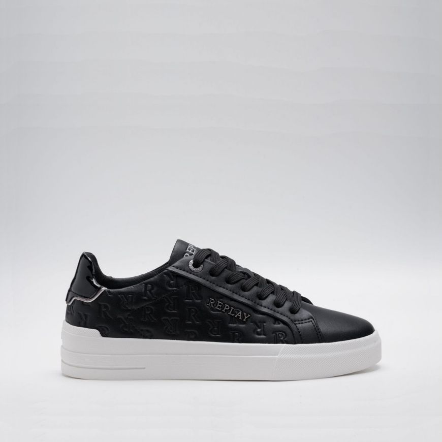 Снимка на REPLAY ДАМСКИ СПОРТНИ ОБУВКИ  EVAN W SOFT ACTION LEATHER LACE UP SNEAKERS В ЧЕРНО