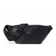 Picture of REPLAY MEN'S HAMMERED SOLID-COLOUR WAIST BAG IN BLACK 1