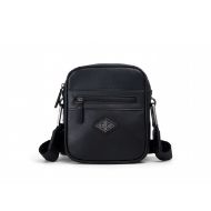 Picture of REPLAY MEN'S SOLID-COLOUR CROSSBODY BAG WITH DIAMOND LOGO IN BLACK 1