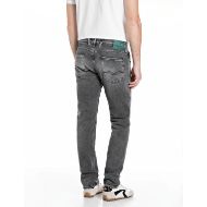 Снимка на REPLAY МЪЖКИ ДЕНИМ ANBASS SLIM FIT 11 OZ BLACK OD BLACK COMFORT В СИВ 3