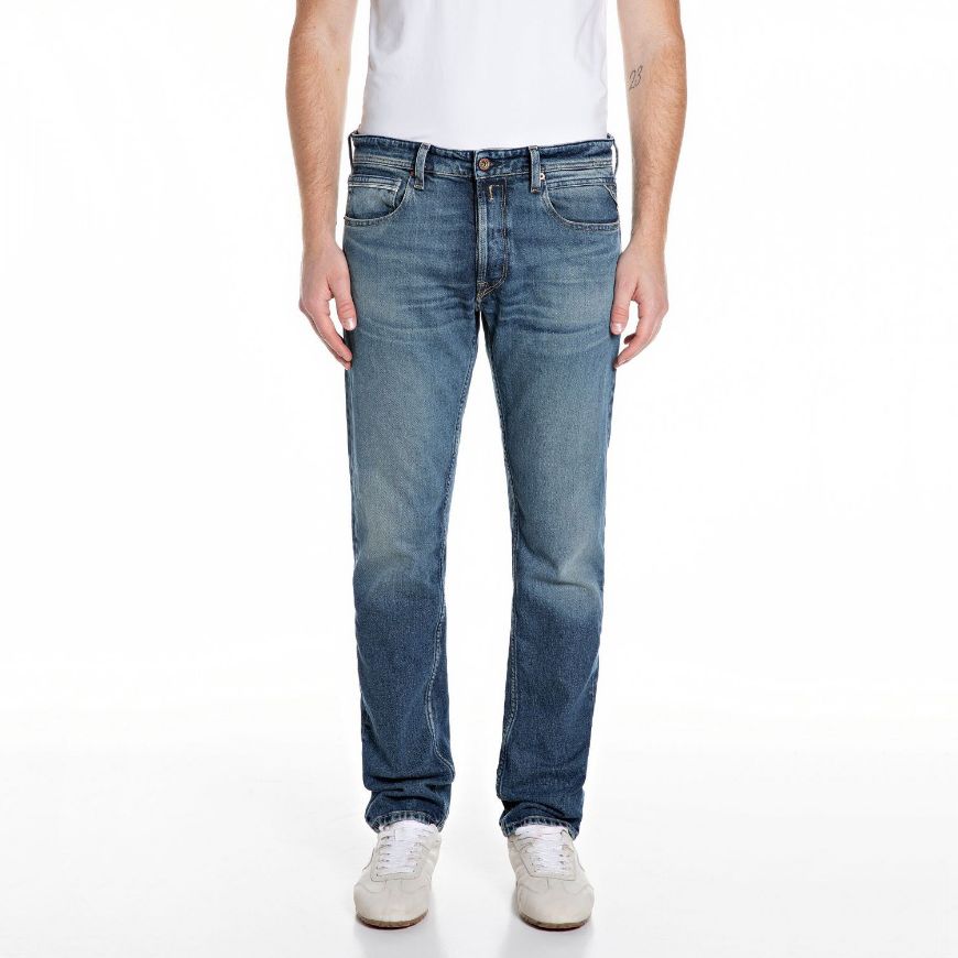 Снимка на REPLAY МЪЖКИ ДЕНИМ GROVER STRAIGHT FIT 11 OZ COMFORT BLUE В СИН